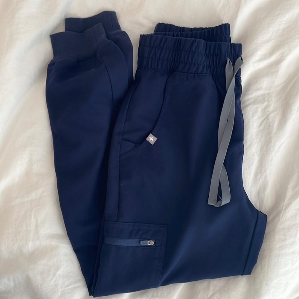 Figs highwaist jogger pants - navy (size xs, petite)